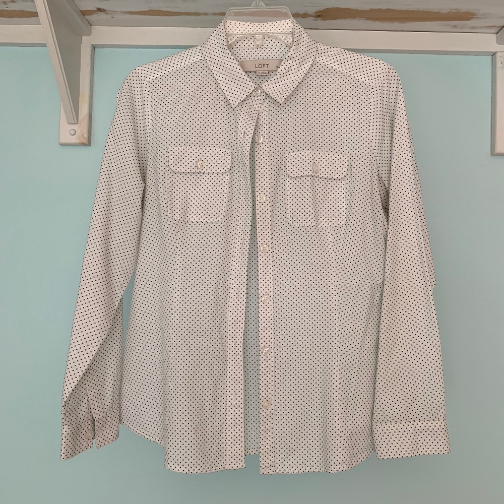 Polka-dot Button Down Shirt